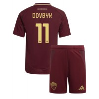 Dres AS Roma Artem Dovbyk #11 Domáci pre deti 2024-25 Krátky Rukáv (+ trenírky)